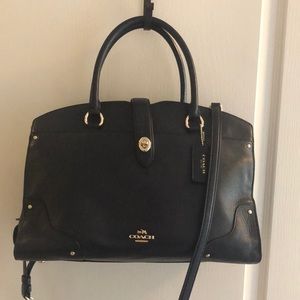 Coach Mercer Satchel/Wallet Combo Navy Blue